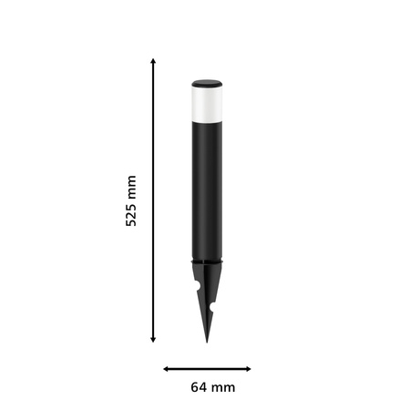 Záhradné svietidlo vonkajšie PIPE 52,5cm LED 1,5W 180lm 2700K Purex Philips