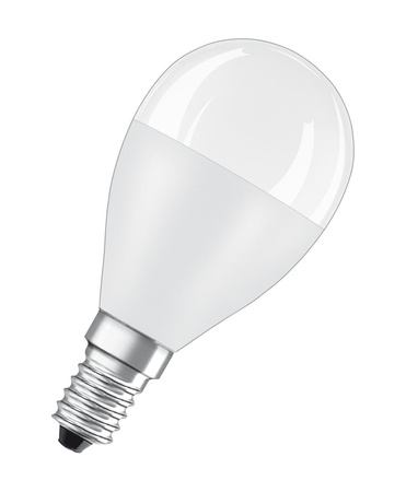 LED žiarovka P45 guľka E14 6,5W = 60W 806lm 2700K teplá biela 150° VALUE CLASSIC Osram
