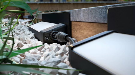 Vonkajšie LED 20,5 W 1420 lm 80 cm IP65 biele a farebné ambiance RGB + TW Black Smart SMART Zigbee Bluetooth Amaranth Philips HUE záhradné svetlo