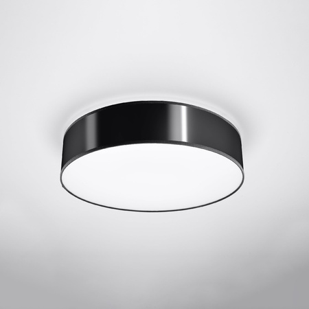 Stropné svietidlo Plafond 3x E27 Round Black Minimalist Arena Sollux