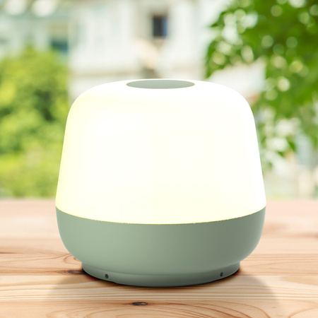 Vonkajšia dekoratívna stolová lampa LED 1,8 W 160 lm 2700K teplá biela zelená IP44 stmievateľná Samba Sanico Goldlux