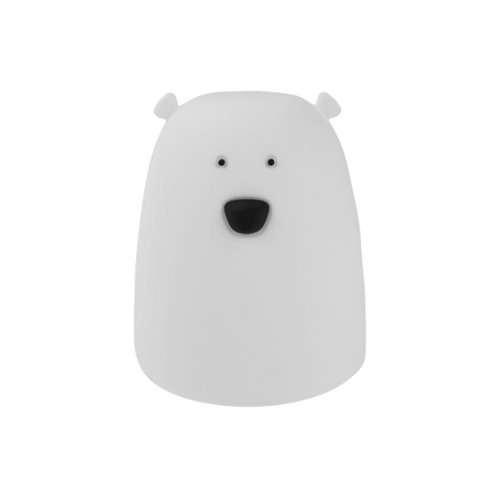 Detské LED nočné svetlo 3000K, teplá biela + Multicolour RGB Battery White MARY'S SMALL TEDdy Bear