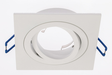 Svietidlo HALOGEN TUBA SPOT na zapustenú montáž Pohyblivé svietidlo Midi GU10 Lumiled Square White 20mm