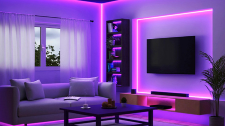 LED pás 22W RGB pás 20m Smart SMART WiFi Bluetooth aplikácia WiZ