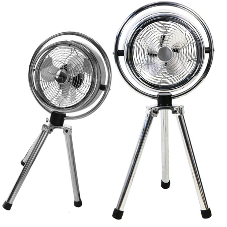 Podlahová cirkulácia vzduchu VENTILÁTOR 50W Chrome