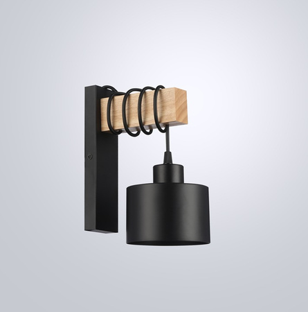 Nástenná objímka E27 na povrchovú montáž čierna Elza Masterled