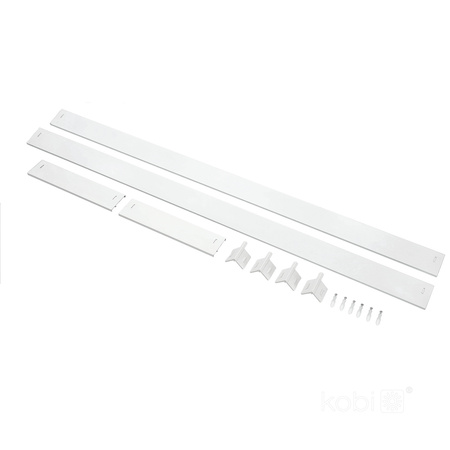 Rámček na povrchovú montáž 63 mm pre LED panel 30x120 cm Klik White Kobi