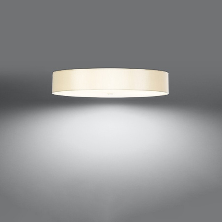 LED stropné svietidlo 6x E27 okrúhle svietidlo 80cm biele SKALA SOLLUX