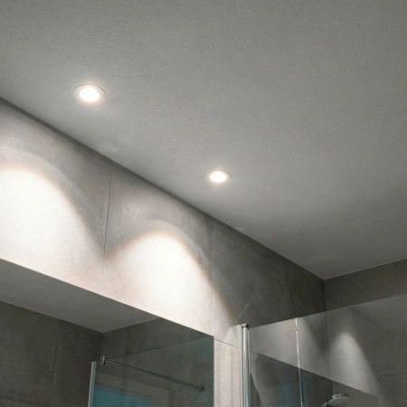 Svietidlo HALOGEN na zapustenú montáž Pohyblivé kruhové svietidlo AURELI White Sheet MR16 GU10