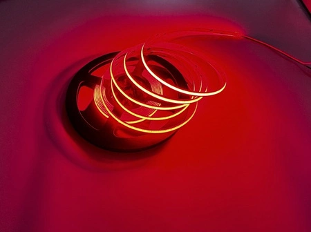 LED pásik COB 9W/m 480LED/m 12V červený IP20 Roll 5m Ecolight