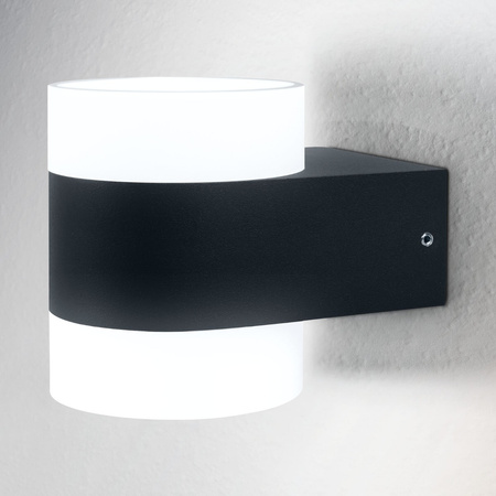 Vonkajšia záhradná lampa LED fasádna nástenná lampa 12,5W 980lm 3000K IP44 Endura Ledvance šedá