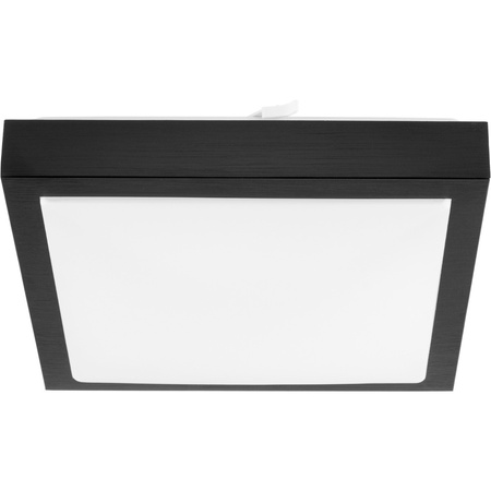 Plafond Stropné svietidlo 2x E27 Kúpeľňa Povrchová montáž 140° so snímačom pohybu IP44 Square Black Solen Masterled