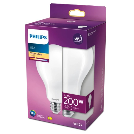 LED žiarovka E27 A95 23W = 200W 3452lm 2700K teplá biela FILAMENT LED Classic Philips