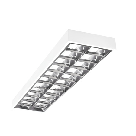 LED T8 120x30cm G13 obdĺžnikové svietidlo na povrchovú montáž biele NOTUS Kanlux