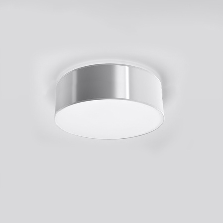 Stropné svietidlo Plafond E27 Round Grey Minimalist Arena Sollux