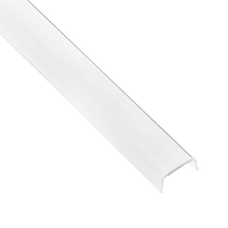 eloxovaný hliníkový profil pre LED KM24 Silver Povrchová montáž 2 m + priehľadný kryt + koncovky