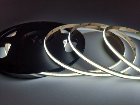 LED pásik COB 9W/m 990lm/m 480LED/m 24V 6000K, studená biela IP20 Roll 5m Ecolight