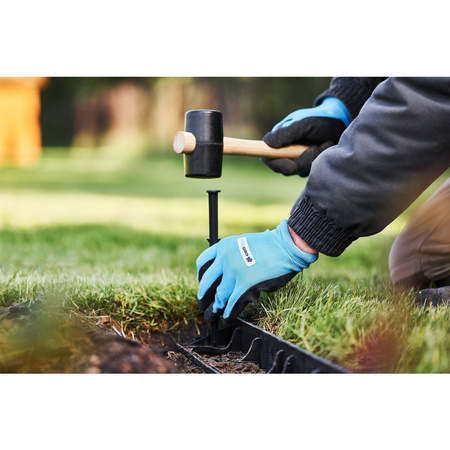 10x montážna kotva na upevnenie hrán čierna UNIBORD