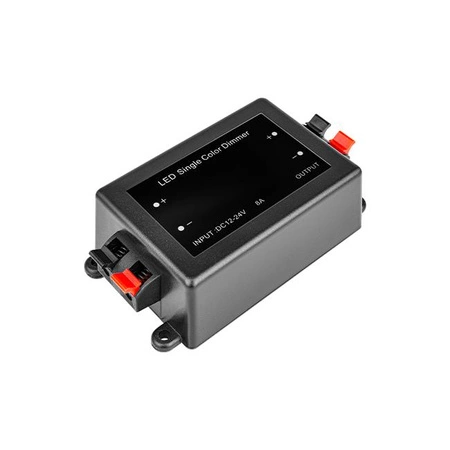 LED stmievač s diaľkovým ovládaním 12V DC Black Masterled