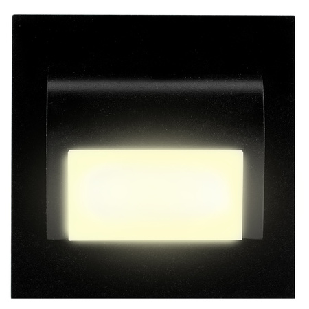 Schodiskové svietidlo DECORUS 9 LED 1,2 W Black teplá biela ProVero