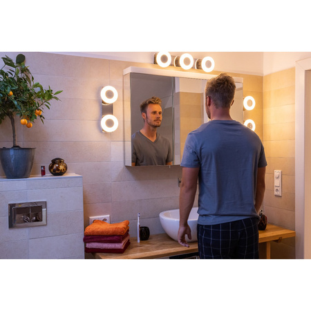 LED 15W 800lm CCT Stmievateľné strieborné SMART+ WiFi Orbis Ledvance Kúpeľňové stropné svetlo