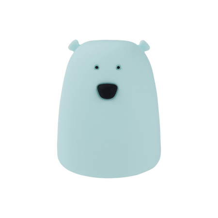 Detské LED nočné svetlo 3000K, teplá biela + Multicolour RGB Battery Blue MARY'S SMALL BEAR