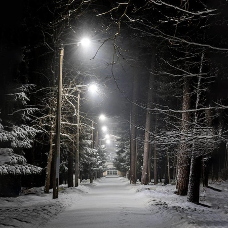 Solárne záhradné svietidlo LED 10W 6500K, studená biela so senzorom pohybu a súmraku čierne IP44 Masterled