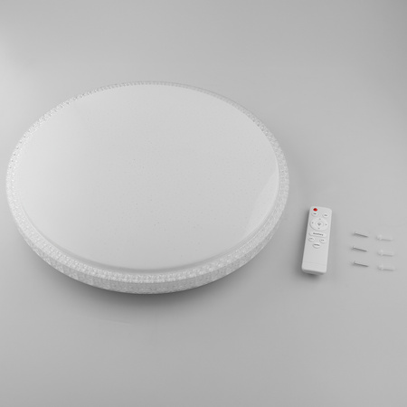 LED stropný plafón AGA2 72W IP44 CCT biely okrúhly 50cm + LUMILED PILOT