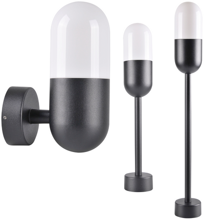 Sanico Goldlux E27 Black IP44 Horten Sanico stojaca záhradná lampa