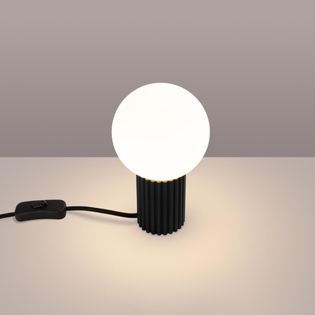 Stolná stolová lampa G9 Round Black Modern Matte Halo Sollux