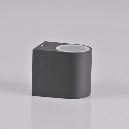 Nástenné vonkajšie fasádne svietidlo GU10 sivé IP44 Boston Sanico Goldlux