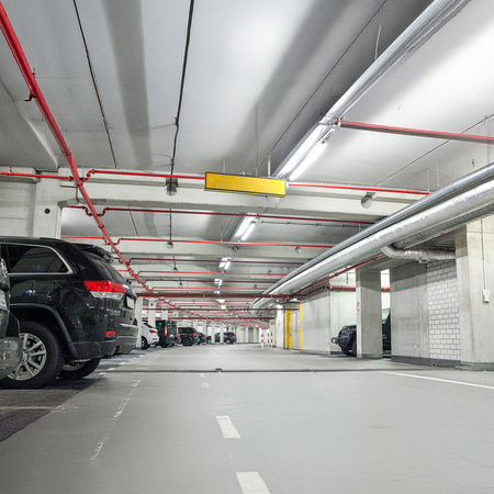 Ohňovzdorné svietidlo 150cm 2xT8 G13 IP65 + LED žiarivky 25W 4000K Lumiled