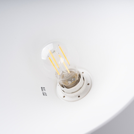 Stropné závesné svietidlo E27 Geometrické biele škandinávske Zuma Sollux