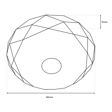 LED stropný plafón WESTA 48W CCT biely okrúhly 40cm + PILOT LUMILED