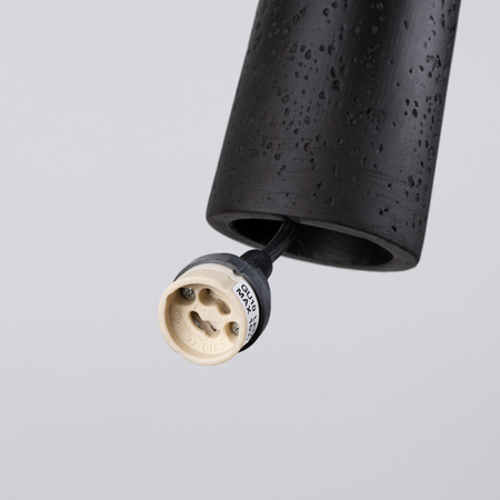 Stropné závesné svietidlo GU10 Geometric Black Industrial Electra Sollux