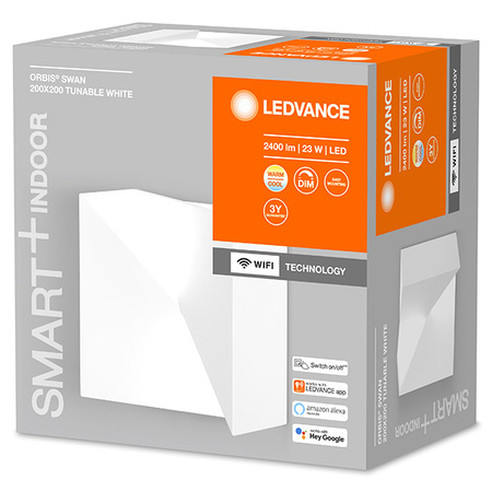 Inteligentné nástenné svietidlo LED na poschodí 23W 1300lm CCT stmievateľné biele SMART+ WiFi Orbis Ledvance