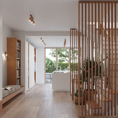 SPOT TUBA Povrchový reflektor 2x GU10 Pohyblivé geometrické hnedé škandinávske stropné svietidlo Zeke Sollux