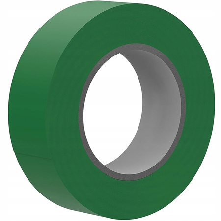 Silná PVC vodotesná izolačná páska 19 mm x 0,13 mm zelená 20 m