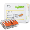 Sada rýchlospojok 25x 221-415 pre drôt 5x0,2-4 mm