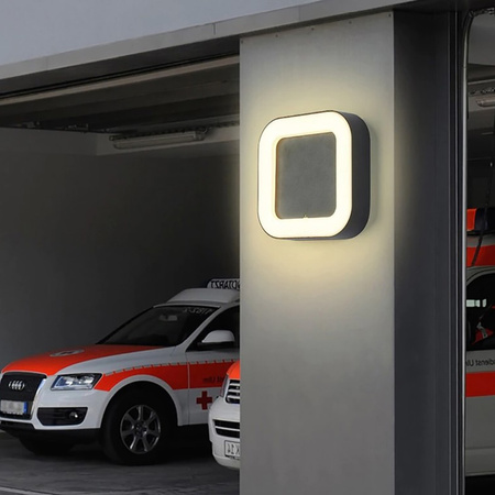 Vonkajšie nástenné svietidlo LED 12W 4000K IP54 LUPUS