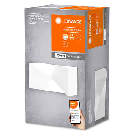 Inteligentné nástenné svietidlo LED na poschodí 23W 1700lm CCT stmievateľné biele SMART+ WiFi Orbis Ledvance