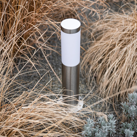 Vonkajšia záhradná lampa E27 INOX PIPE 45cm Lilium Lumiled