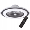 LED stropné svietidlo RODOS FAN 72W 2700K-6500K čierne + diaľkové ovládanie