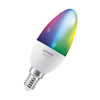 LED sviečka E14 4,9W = 40W 470lm CCT RGB Stmievateľná žiarovka Ledvance SMART+ WiFi