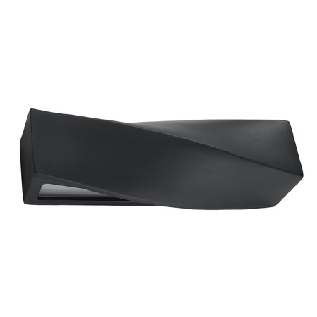 Nástenné svietidlo Nástenné svietidlo E27 obdĺžnikové čierne Moderné Sigma Sollux