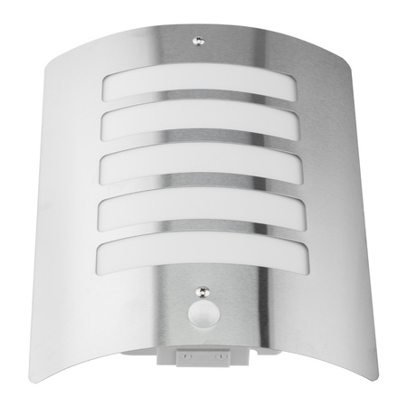 Nástenné svietidlo E27 LUGO Steel PIR Sensor