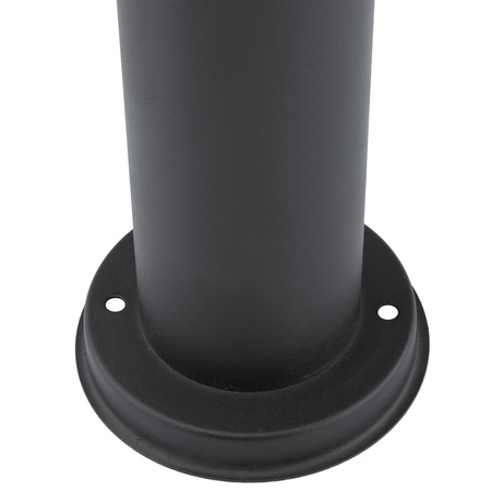 Vonkajšia stojaca lampa LED E27 so senzorom pohybu a súmraku čierna IP44 Manila 45 cm Masterled