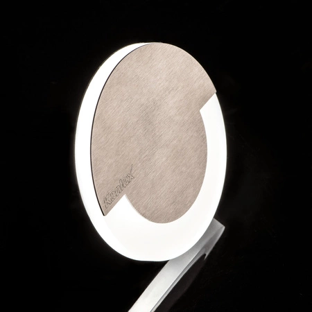 Schodiskové svetlo LED 0,8 W 13 lm 3000K, teplá biela Round Silver Sola Kanlux