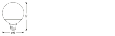 LED žiarovka E27 14W = 100W 1521lm CCT Stmievateľná SMART+ WiFi Globe Ledvance