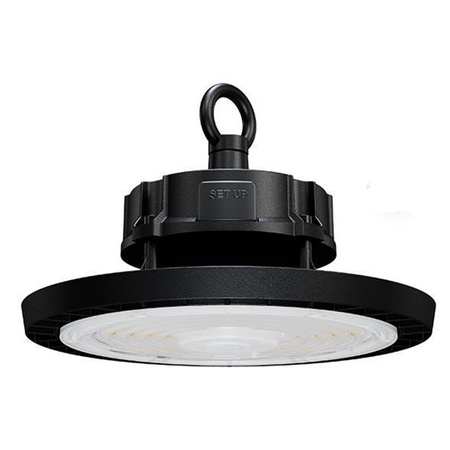 Priemyselná LED lampa 100W 15000lm 5000 Cold 90° Dimmable Black IP65 Masterled